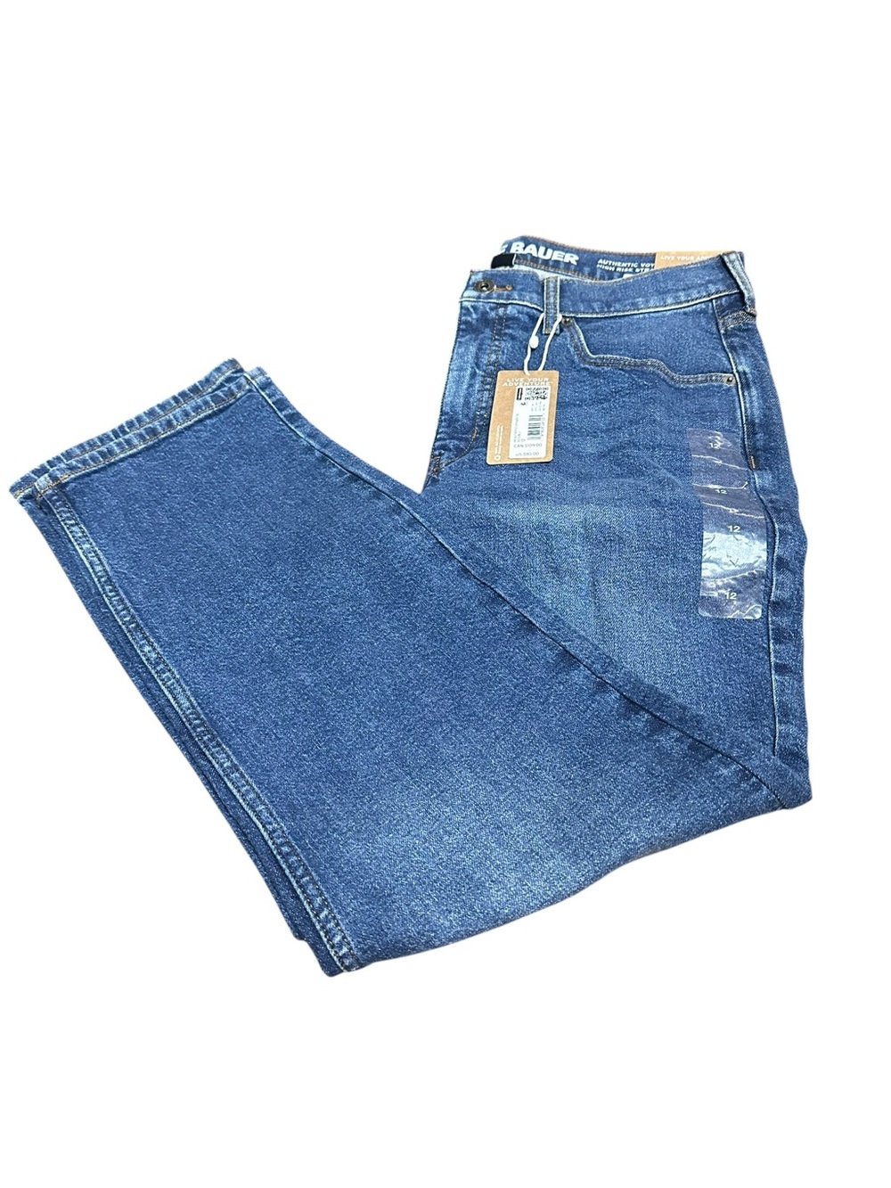 Eddie Bauer Authentic Voyager High Rise Straight blue Jeans‎ – Size 12 NWT